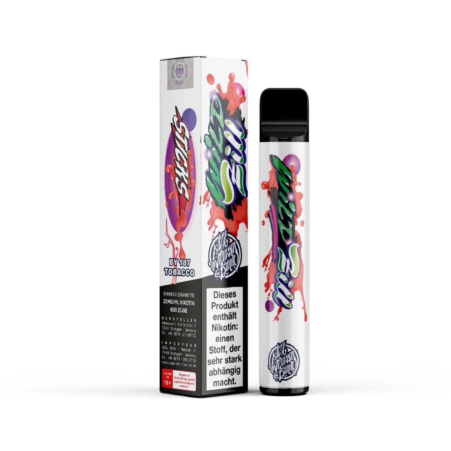 187 Strassenbande Vape 20mg/ml - verschiedene Sorten 187 Strassenbande